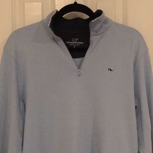Vineyard Vines Light Blue Quarter Zip